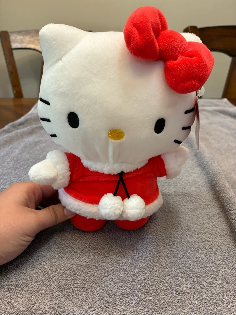 Hello Kitty Red and White Plush Toy